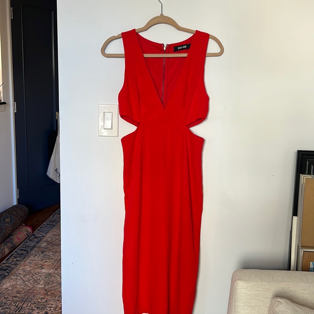 DO+BE cutout midi dress